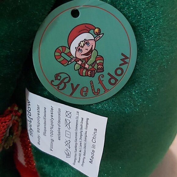 12.75 Inch Christmas Snowman Elf Calendar, Interactive Plush - Picture 6 of 6